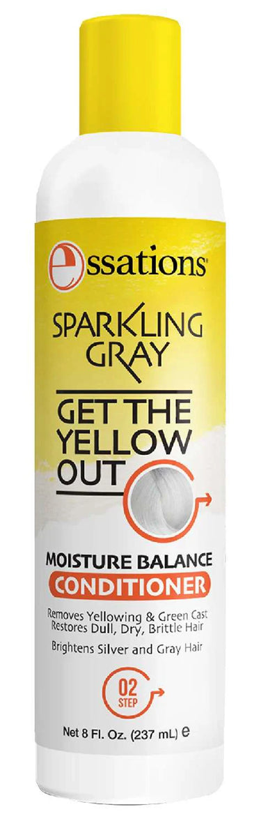 Essations Sparkling Gray Get The Yellow Out Moisture Balance Conditioner (8 fl oz / 237 mL) - ANNS BEAUTY SUPPLY